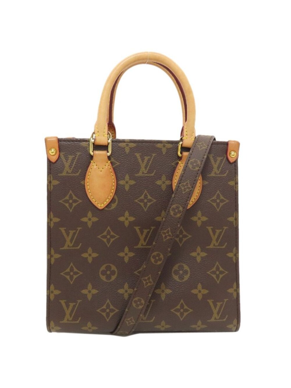 Louis Vuitton Sac Plat BB Tote Bag Monogram Canvas